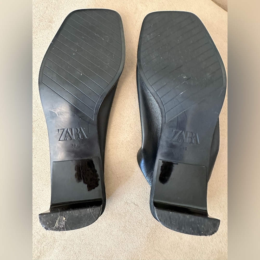 Leather Mules Zara - Picture 6 of 10